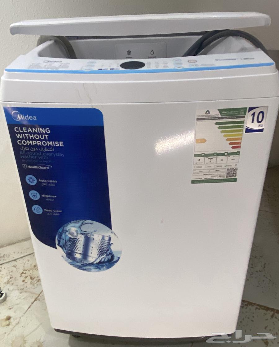غسالة ملابس ميديا 10 كيلو للبيع64368281451778111