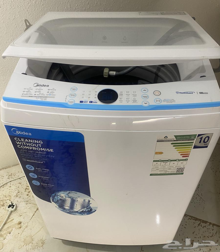 غسالة ملابس ميديا 10 كيلو للبيع64368281451778110