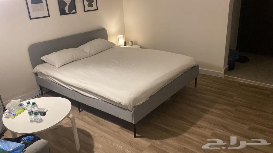 هيكل سرير و مرتبة ايكيا 140 سم64370640978947110