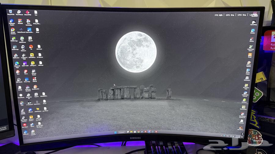 للبيع شاشة قيمنق سامسونج odyssey g5 2k64363309161219110