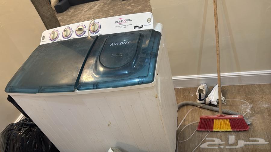 Used regular washing machine, 14 kg capacity, working well, asking 250 riyals64362695312769111