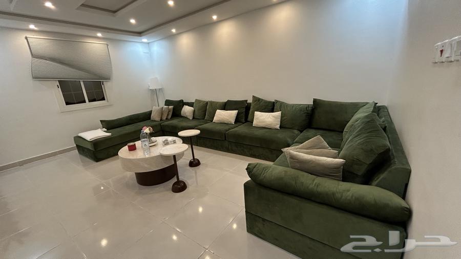 كنب لون اخضر للبيع مستعمل64376959426561110