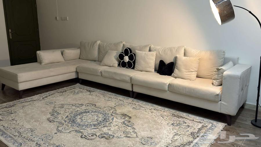 Large sofa with carpet64373551244673111