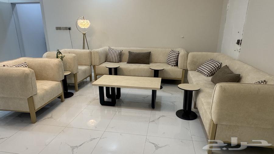 كنب صاله جديد غير مستخدم مع الابجوره والطاولات64374009517187112