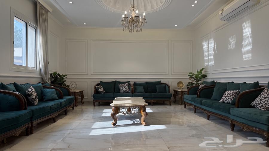 طقمين كنب كلاسيكي خشب منقوش فاخر64370115035906112