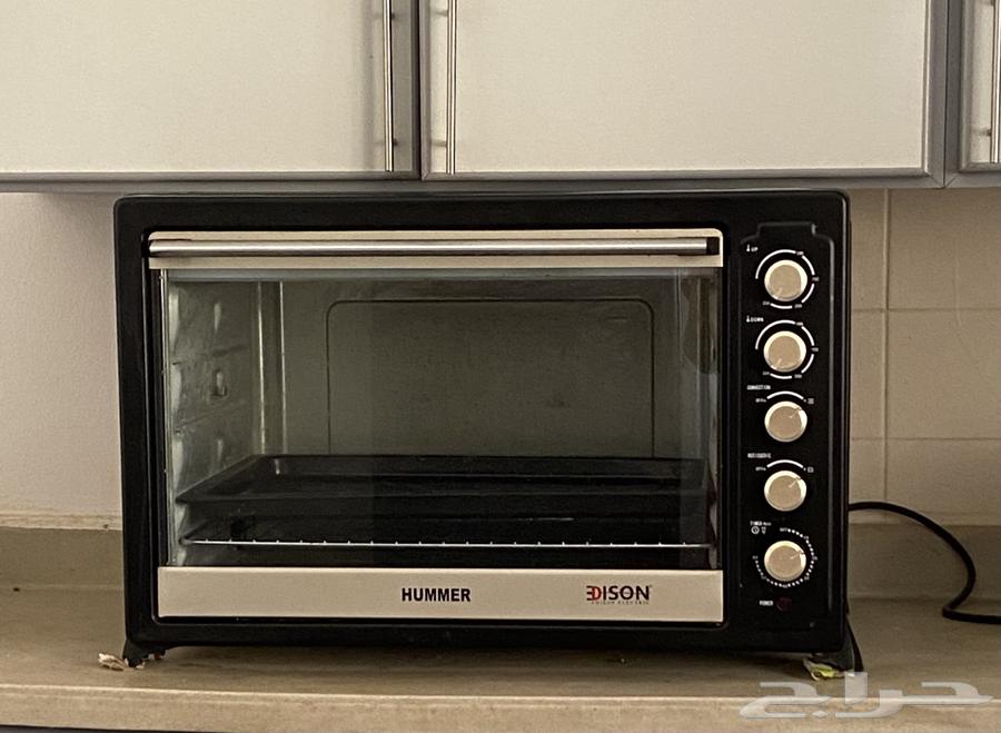 فرن كهربائي ماركة الهمر مع ملحقاته وصياني معدن وقواعد كيك64365983093890110