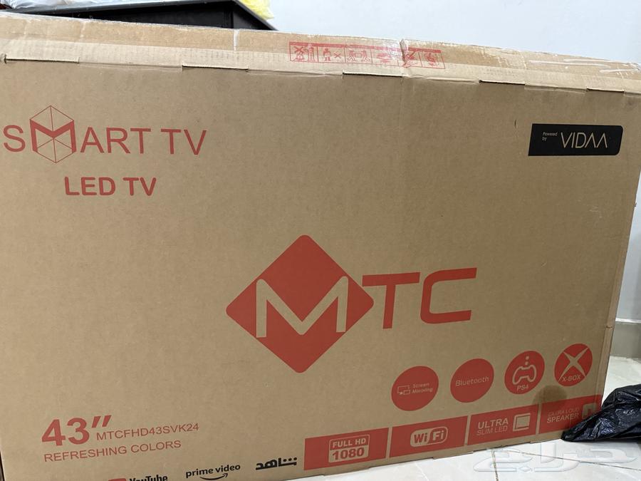 تلفزيون 43 بوصة سمارت جديد تمام لم يستخدم64368134577155110