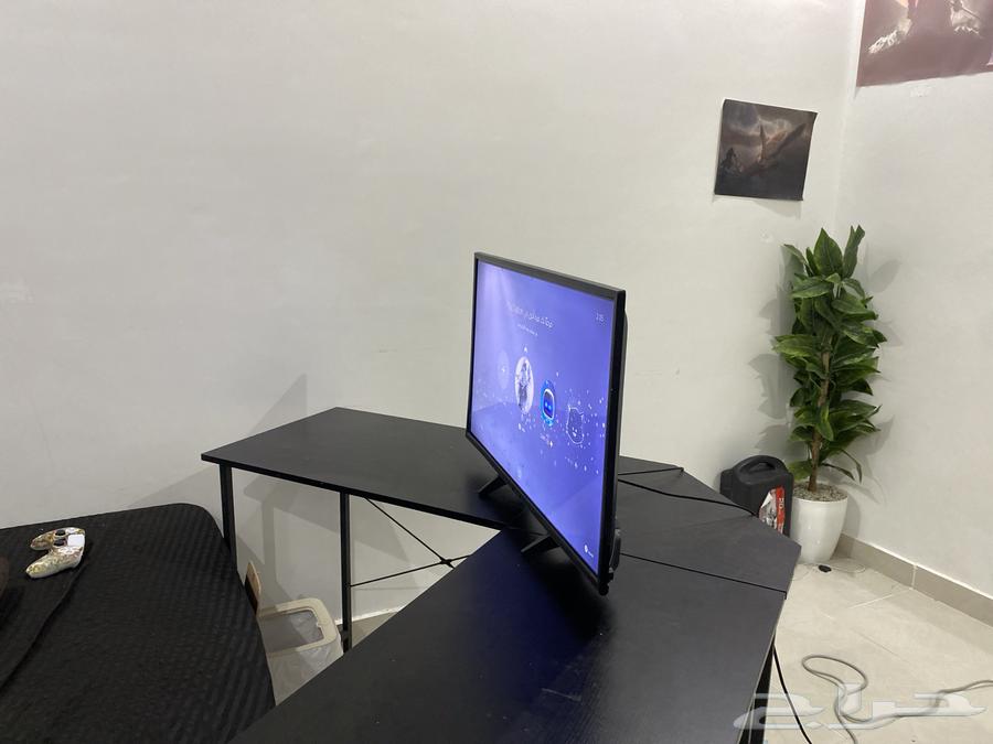 تلفزيون و طاوله حرف L64363606333187111