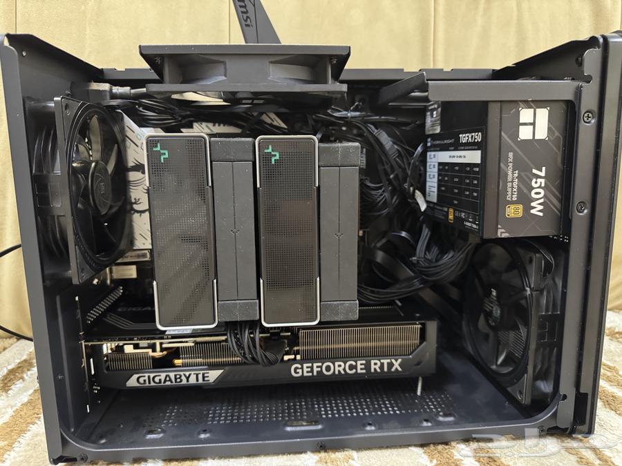 بي سي صغير matx 9600x rtx 5070 جديد وب 5500 ريال فقط64365365844993113