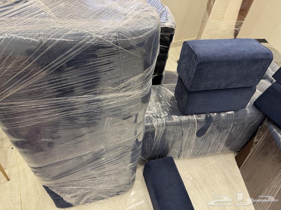 تكايات ظهر خشب سميكه حرف يو (u) مع متاكي اللون كحلي64365953060481111