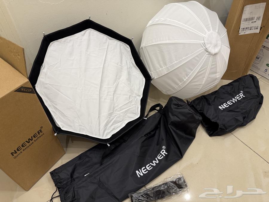 للبيع عدد 2 سوفت بوكس Softboxes Diffuser للتصوير والاضاءة64364515453442111