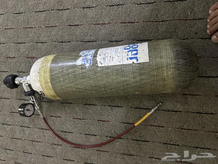 أسطوانة غازيه ومعها لي اصلي64368105423233110