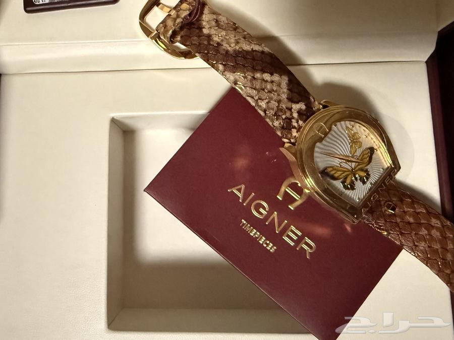 ساعة Aigner أصلية جديدة64370182300161113