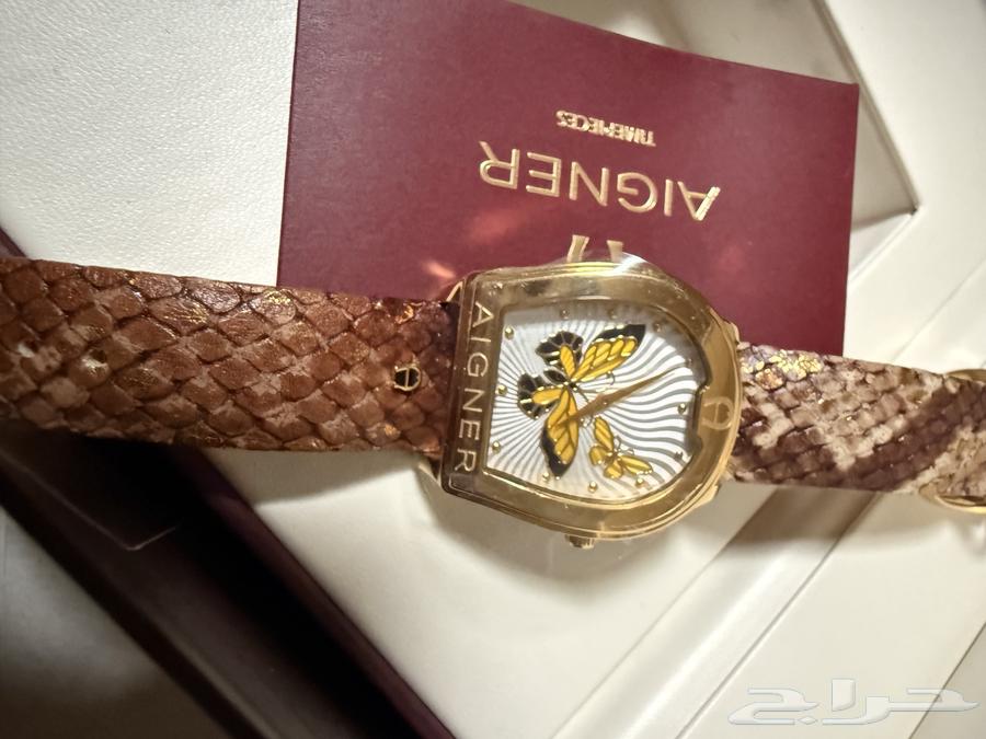 ساعة Aigner أصلية جديدة64370182300161112