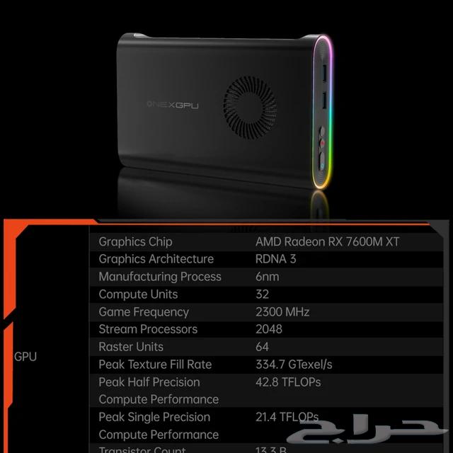 External Graphics Card ONEXGPU AMD Radeon RX 7600M XT 8GB64370381411970114
