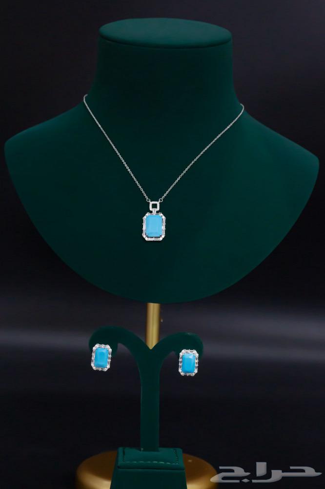 سلسال وحلق من بديل الذهب ب 9064376124765313113