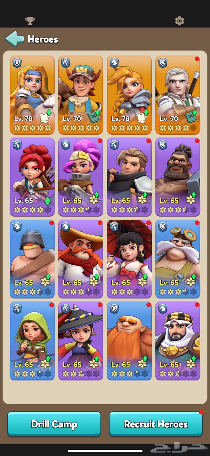 حساب كنق شوت قوي king shot64363845895681114