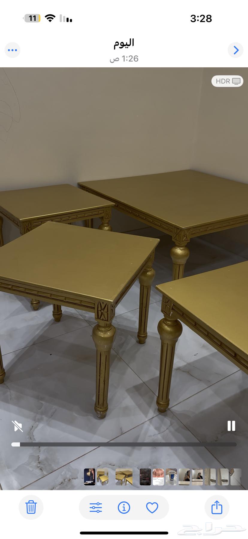 طاولات ضيافة شبه جديدة64364113669507110