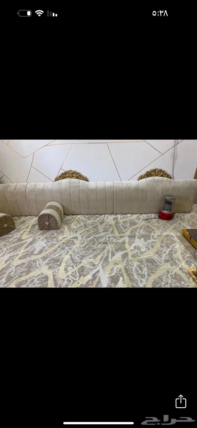 مجلس ضهر للبيع 5 4نظيف خالي من الحروق والكسور64371452421889111