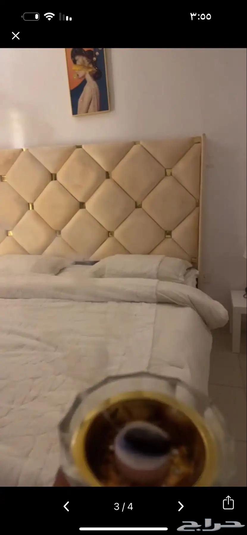 Double bed used for 3 months with 10-year warranty64365894568705110