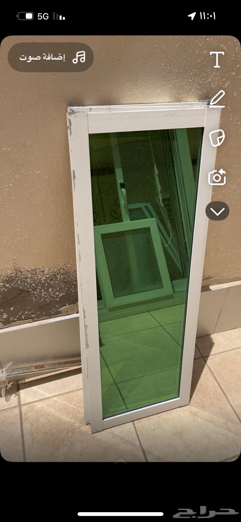 شبابيك قزاز مترين جيدة مافيها اي عطل   لاجل التجديد64376644894466110