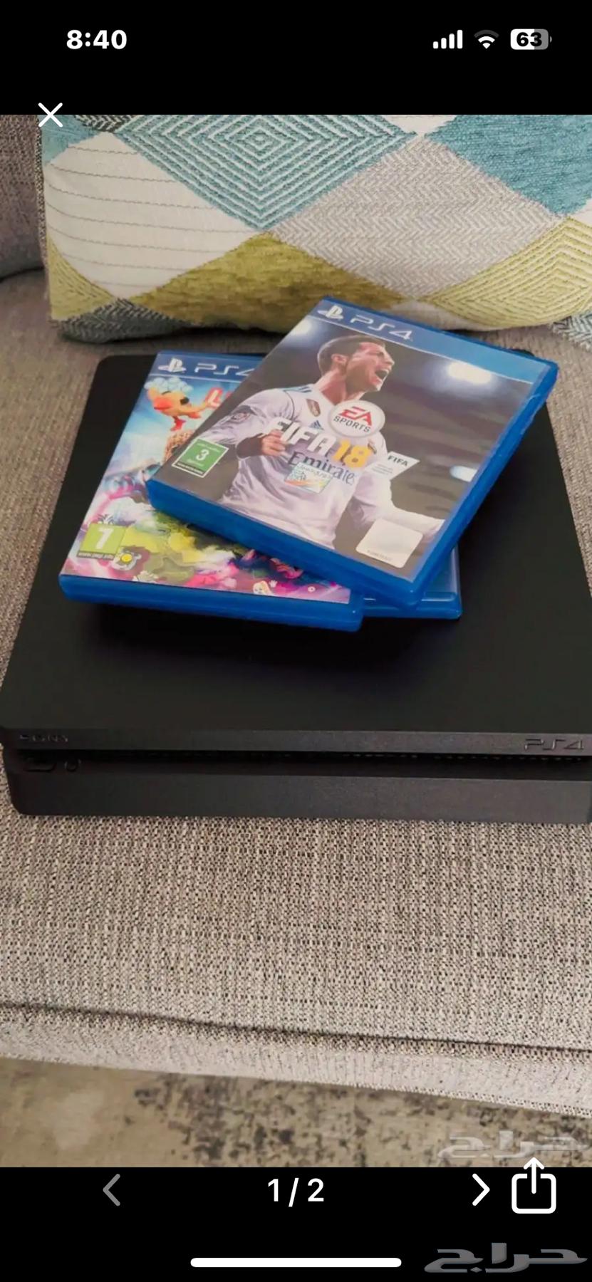 بلايسيشن 4   شريطين أصليين   التمديدات للتلفزيون والكهرباء.64365717769731110