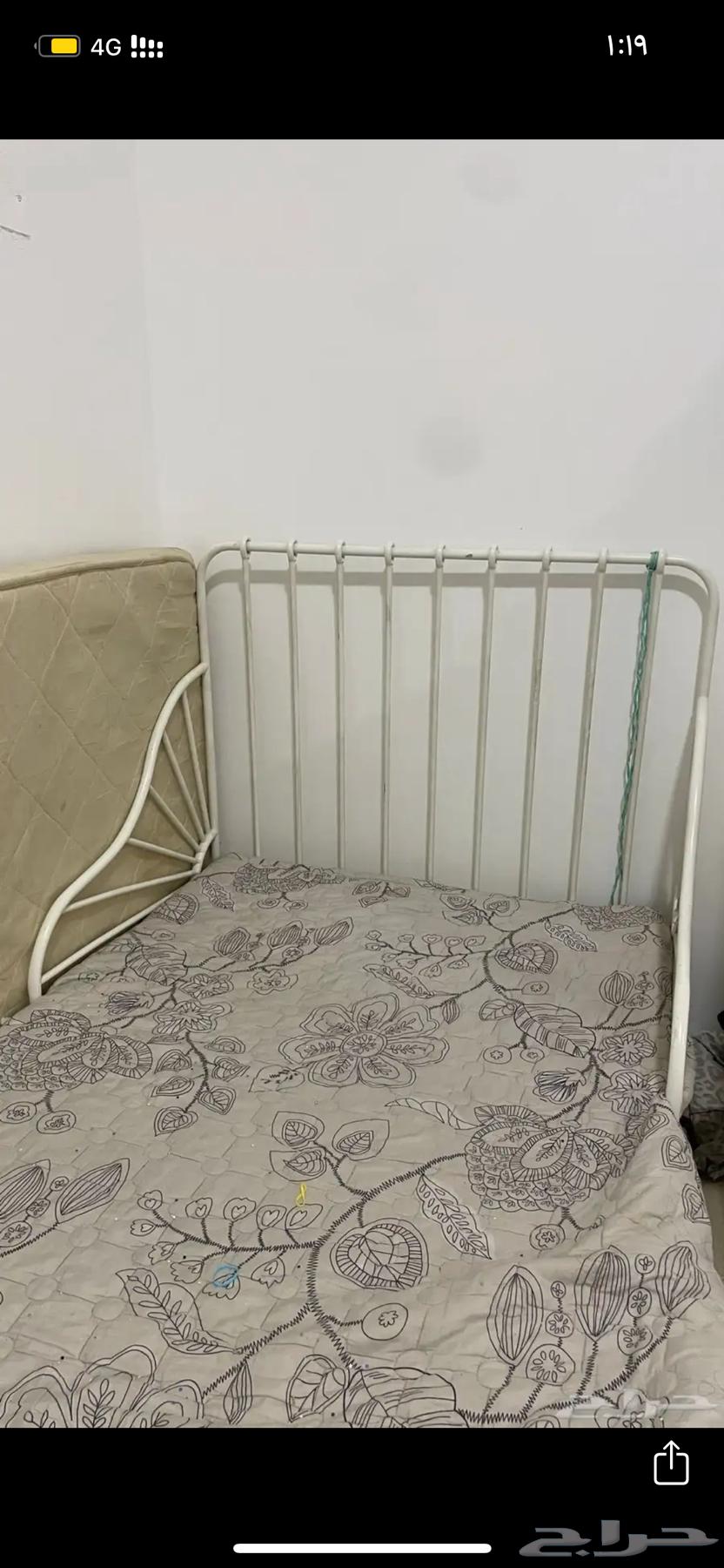 سرير ايكيا حديد جديد64363219462785114