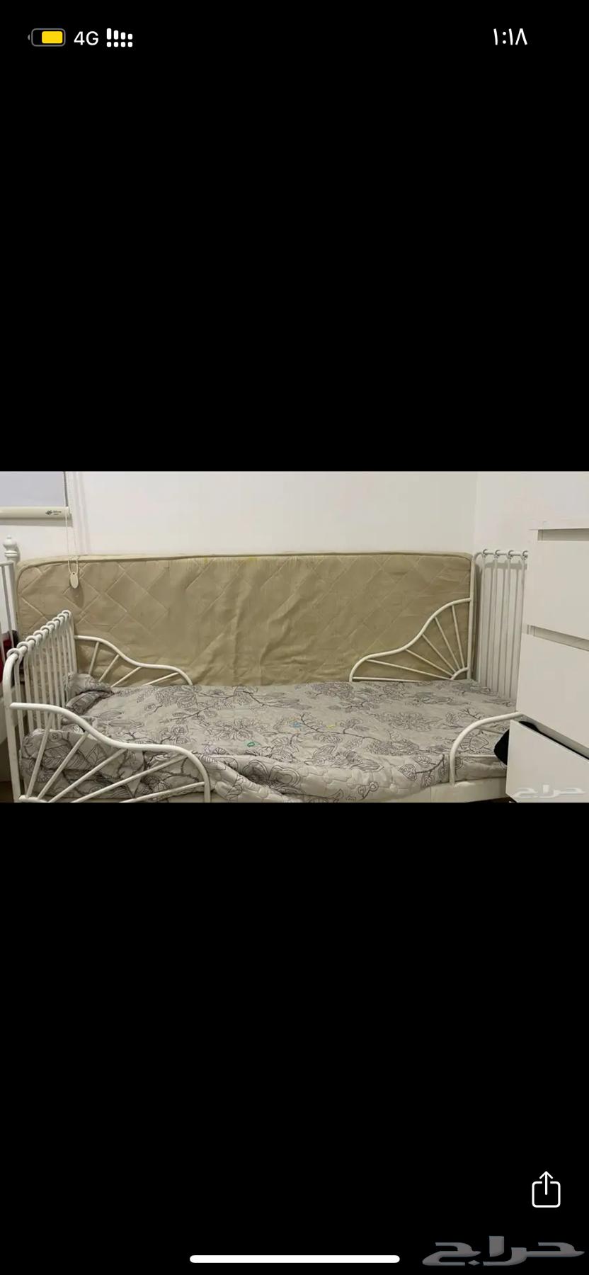 سرير ايكيا حديد جديد64363219462785111