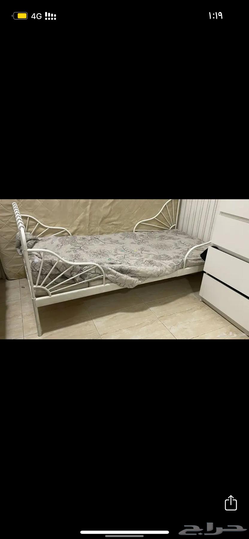 سرير ايكيا حديد جديد64363219462785110