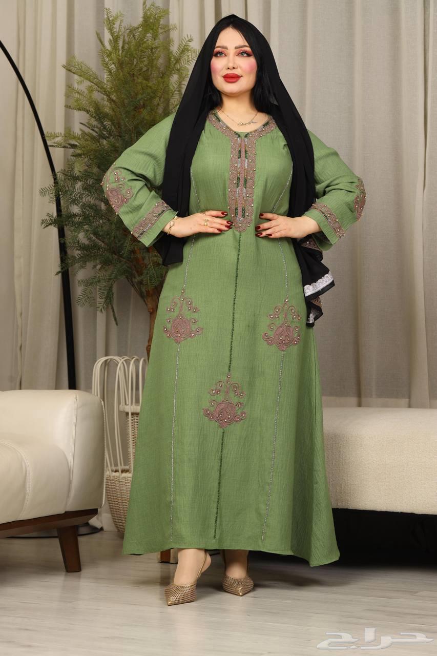 جلابيات موديل كويتي مع طرحه64377093830659114