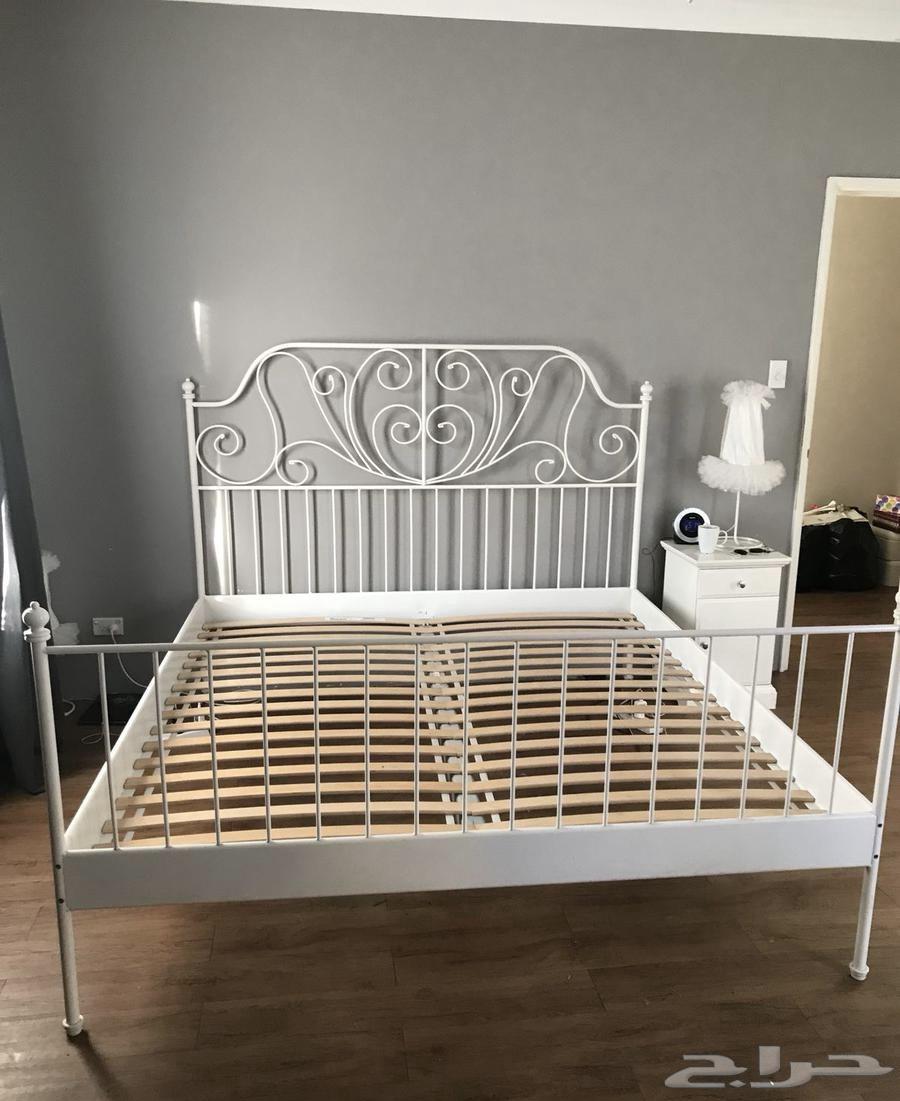 IKEA single and a half bed for sale, clean and in good condition for 700 without mattress64376750464642110