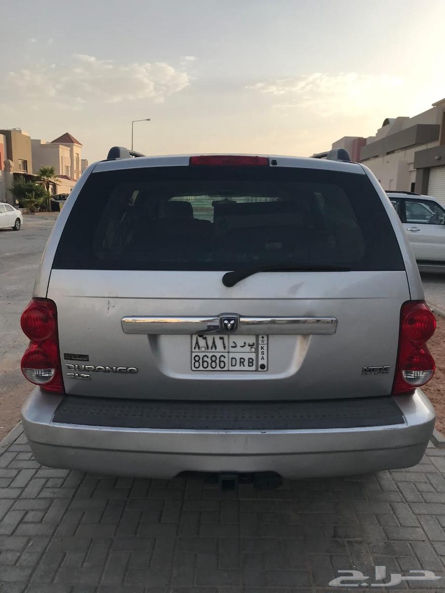 سيارة دودج دورانجو 8 سلندر دبل 2007 عداد 400 لوحة مميزة64519229605762114