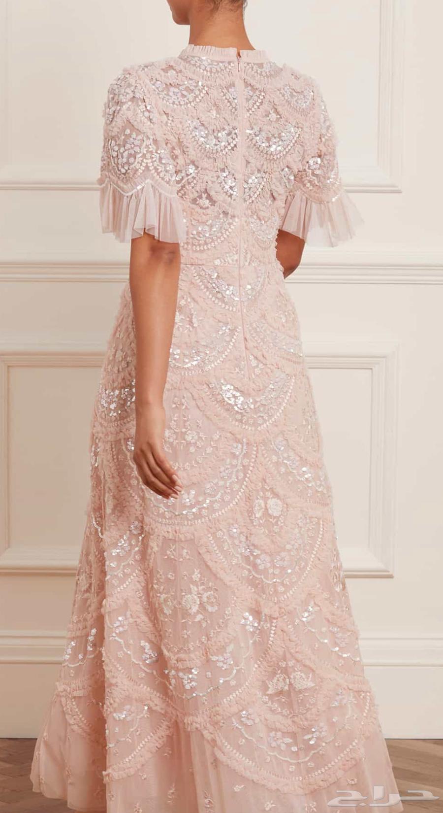 فستان نيدل اند ثريدز وردي فخم وناعم64376080164482111