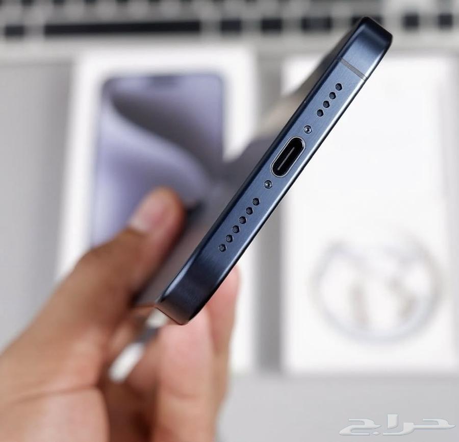 ايفون 15 برو ماكس ازرق تيتانيوم جديد 94 بطارية ..64374524774402111