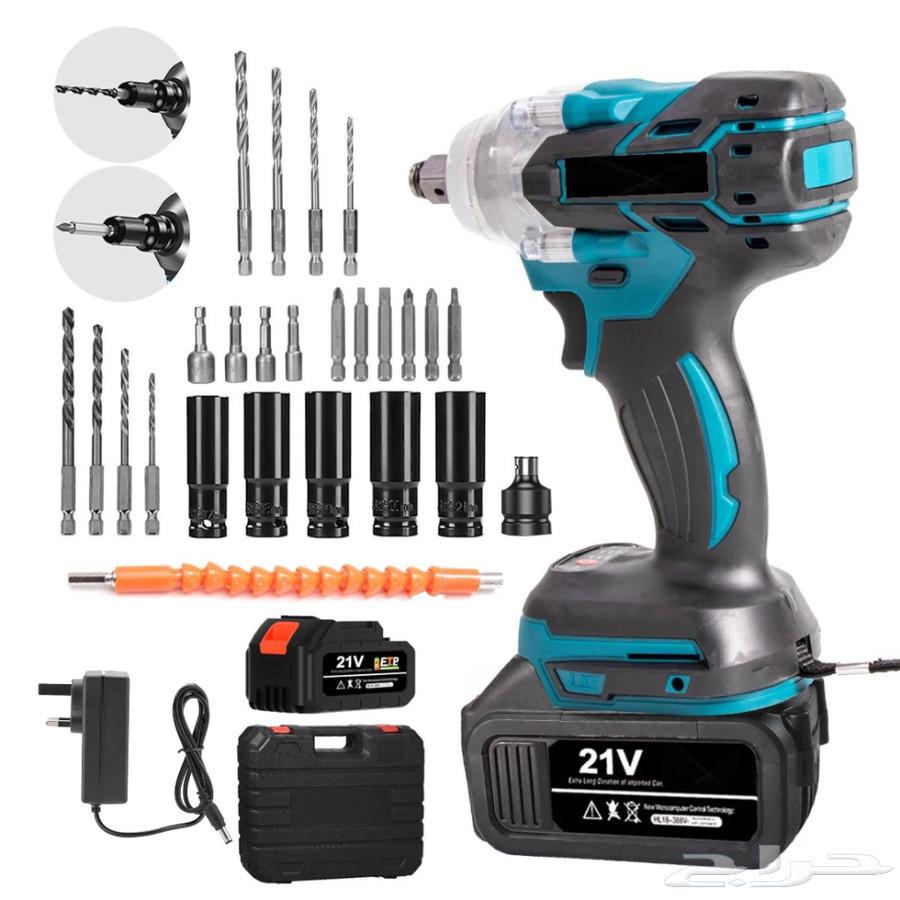 Cordless Drill and Screwdriver with Two Batteries64536515596035113