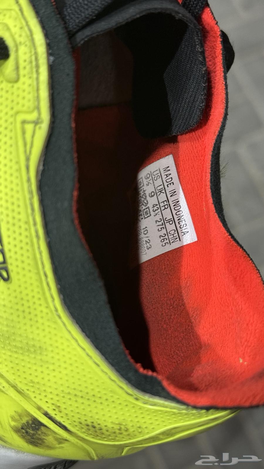 بوت اديداس اصلي استخدام 4 مرات فقط64379326313857112