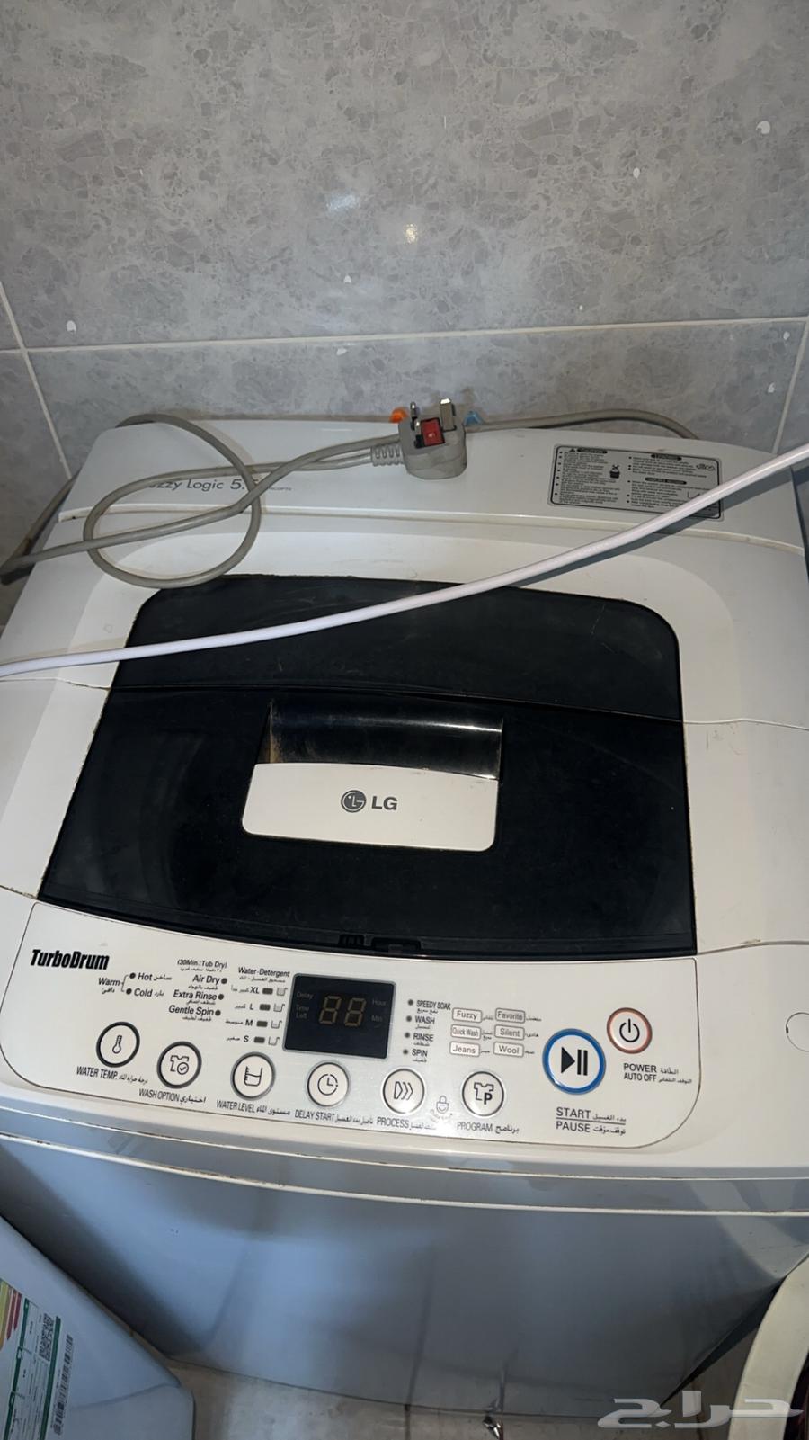 غسالة اوتوماتيك 5.5 LG   مكنسة كهربائيه64387732247681110