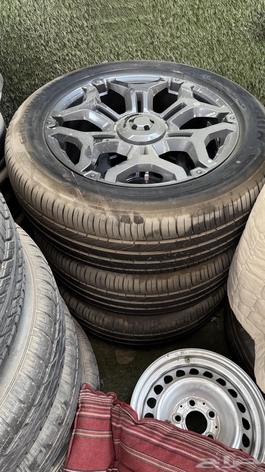 للييع جنوط وكفرات جيتور T2 جديده استخدام اسبوع64532014438019111