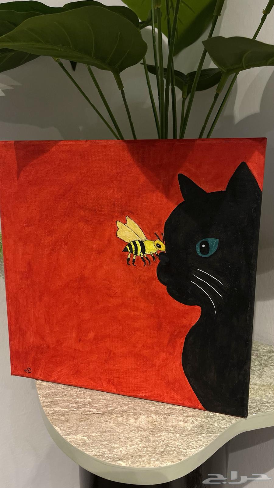 لوحة فنية رسم يدوي64389557849345112