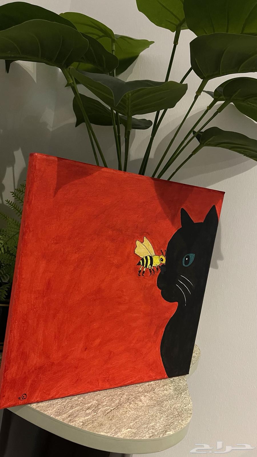 لوحة فنية رسم يدوي64389557849345111