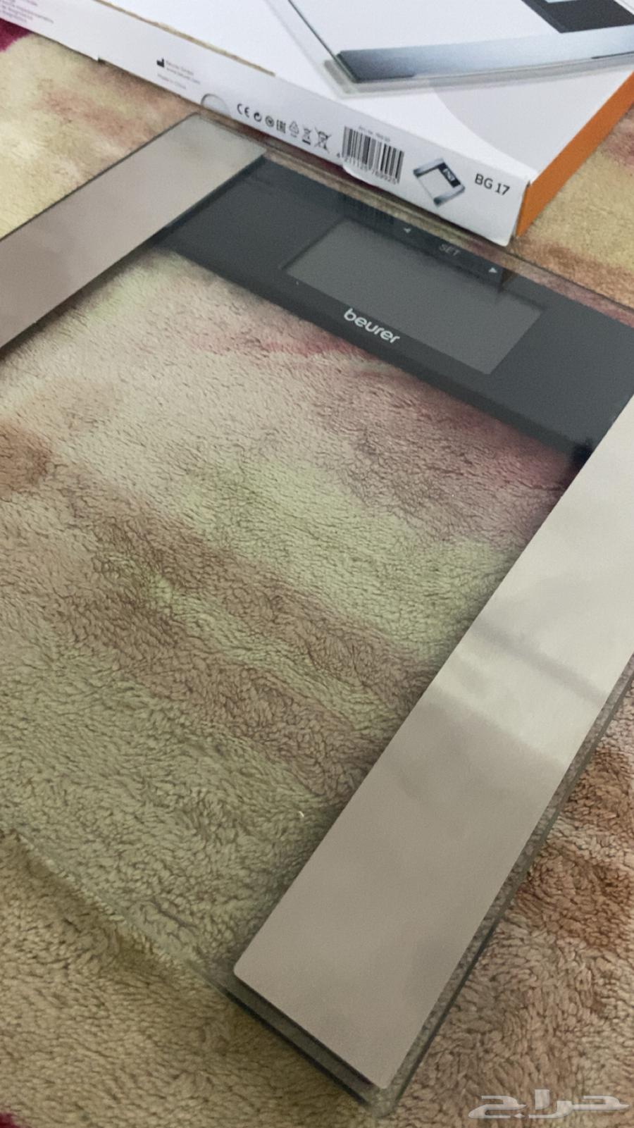ميزان جديدد بكرتونه اخذته ب 175 سبب البيع عدم الحاجه64392250929411112