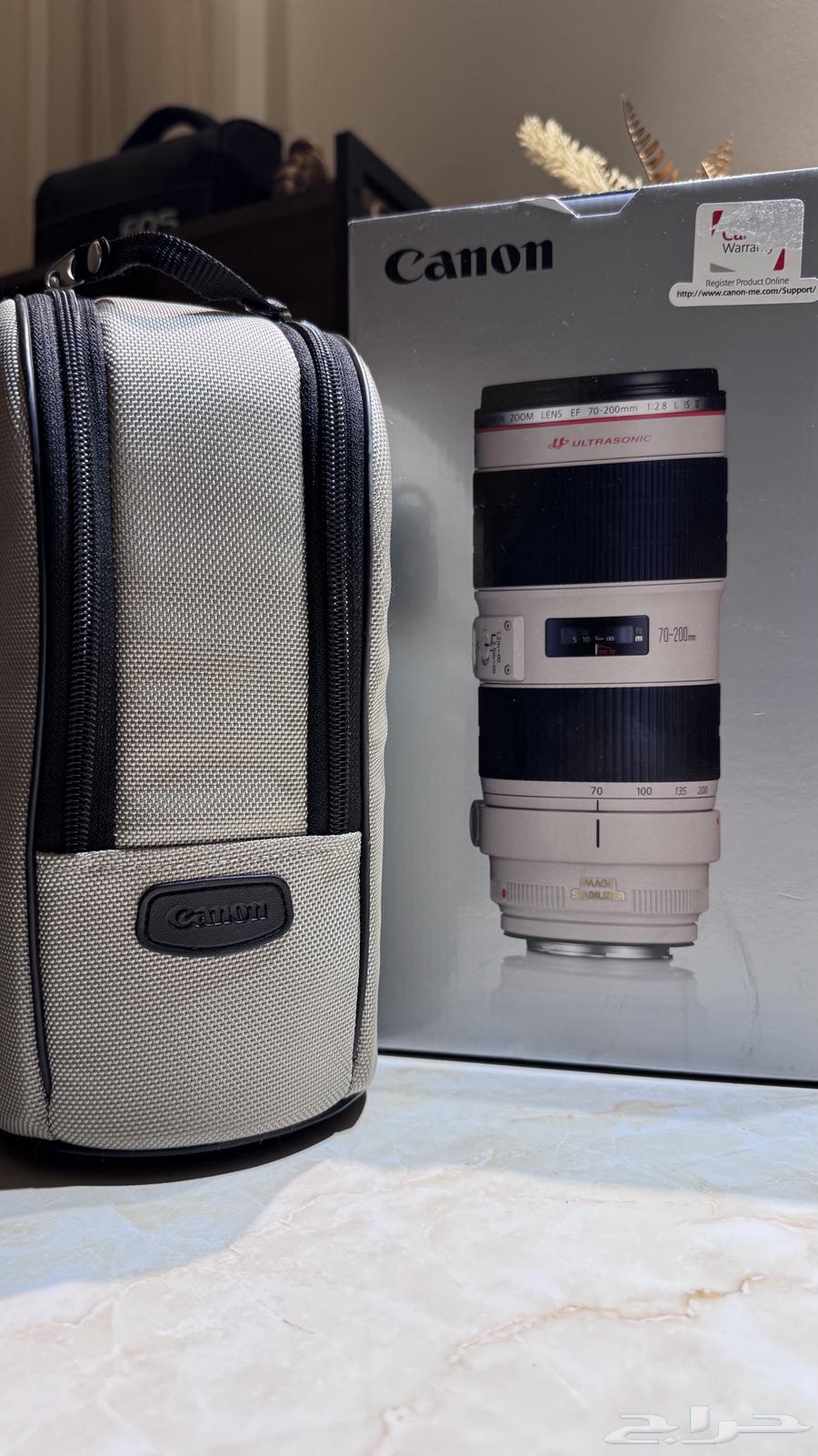 عدسة كانون 70-200 الأصدار الثاني فتحة 2.864379355778562113