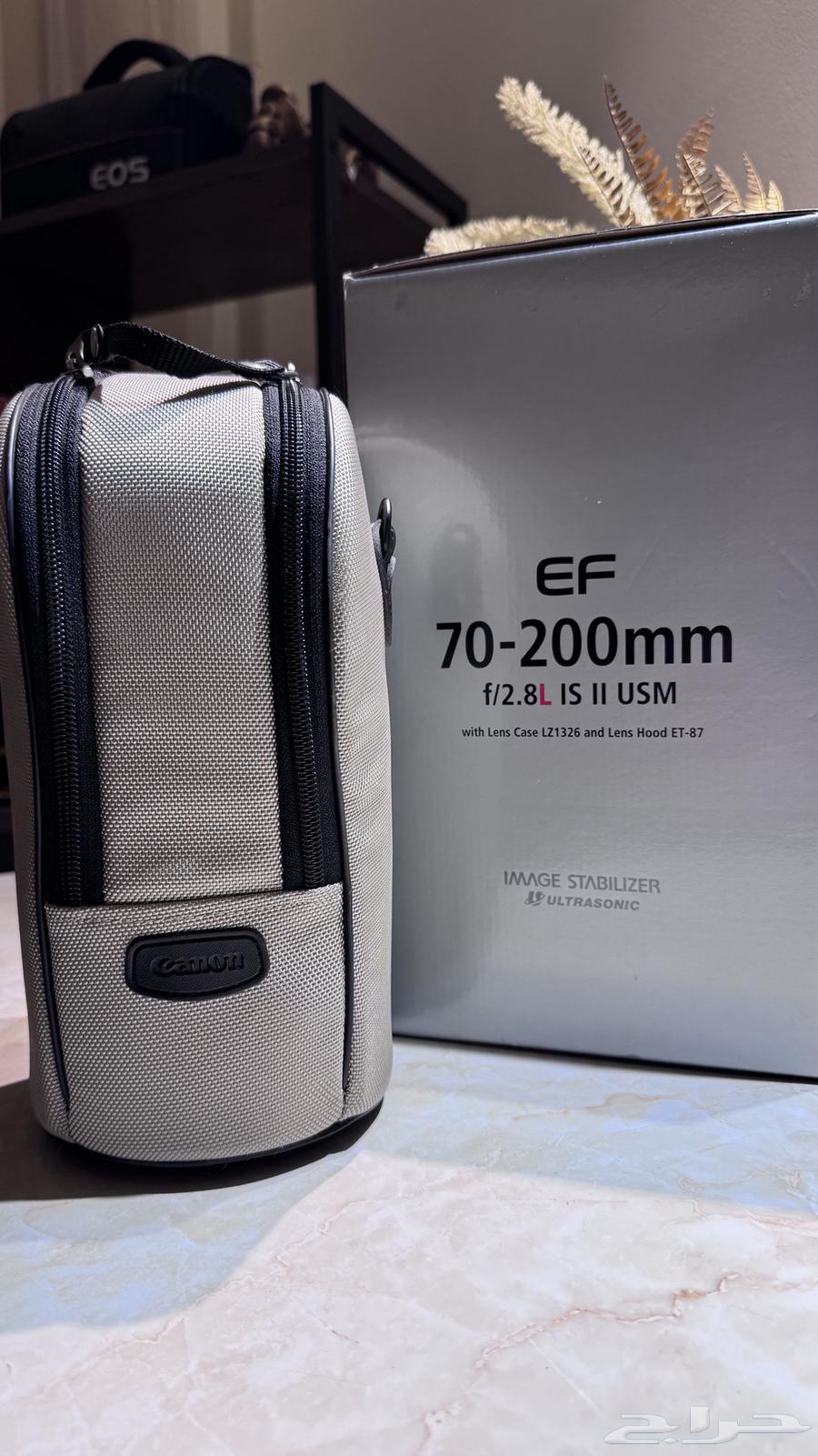 عدسة كانون 70-200 الأصدار الثاني فتحة 2.864379355778562114