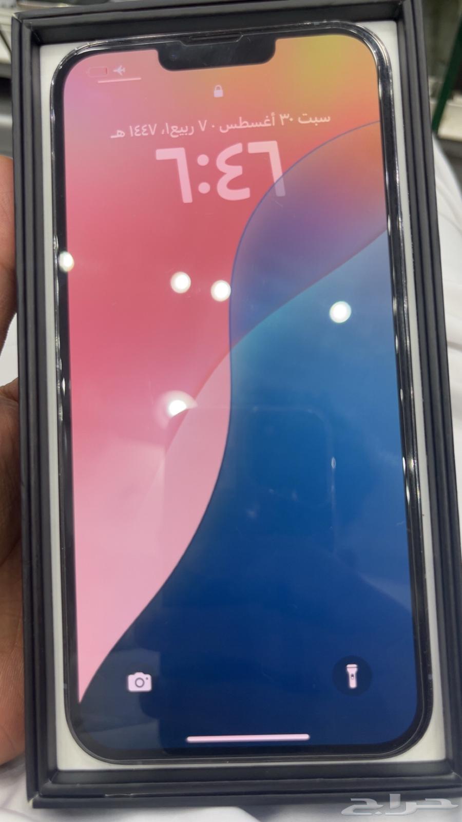 13 برو ماكس ازرق نضيف مافك 256 GB64386138310019111