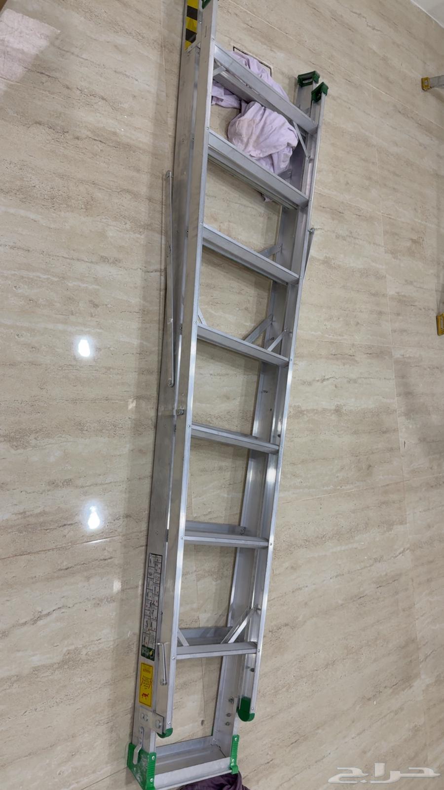 سلم المنيوم جديد استخدام 4 ايام64385188427010111