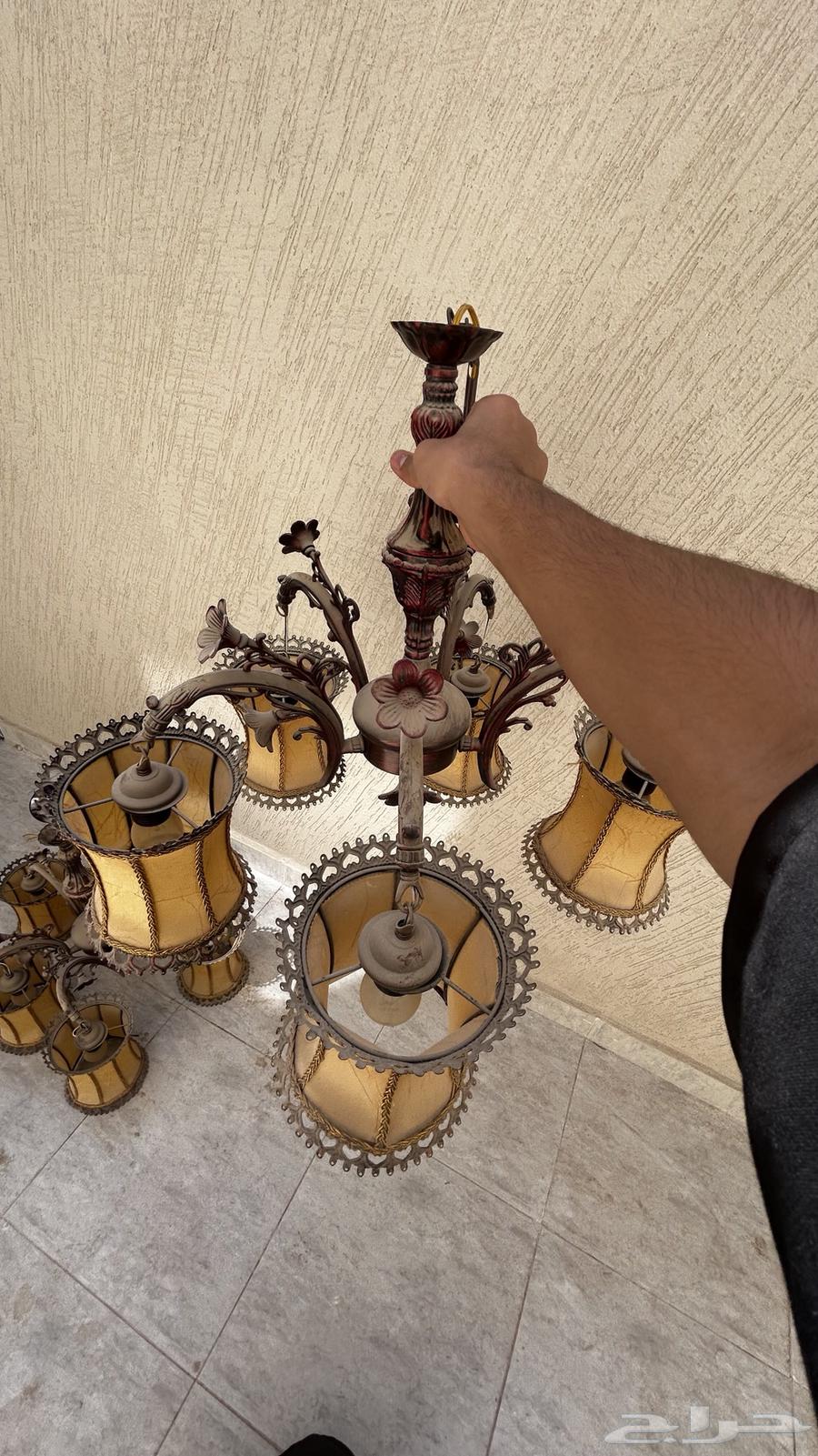 Chandeliers for sale, 2 pieces, urgent64381301521666111