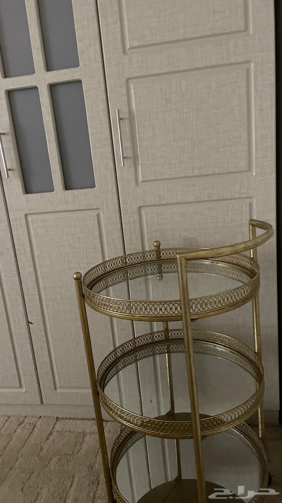 Three-tier golden color moving mirror64383483798274112