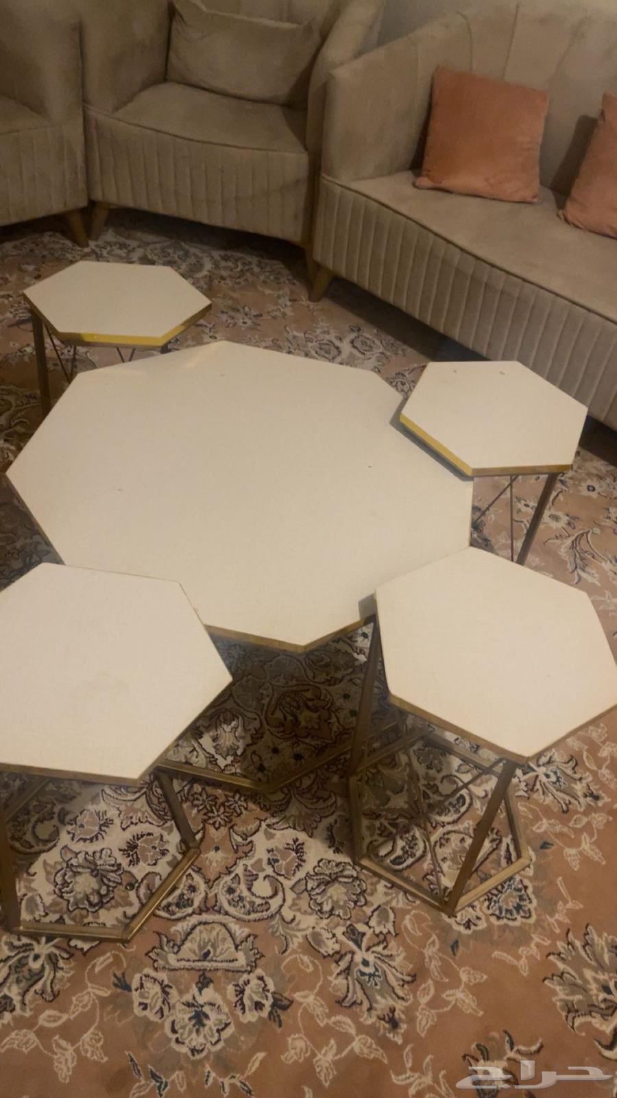 كنب بيج شبه جديد 11 نفر على السوم64378353534211111