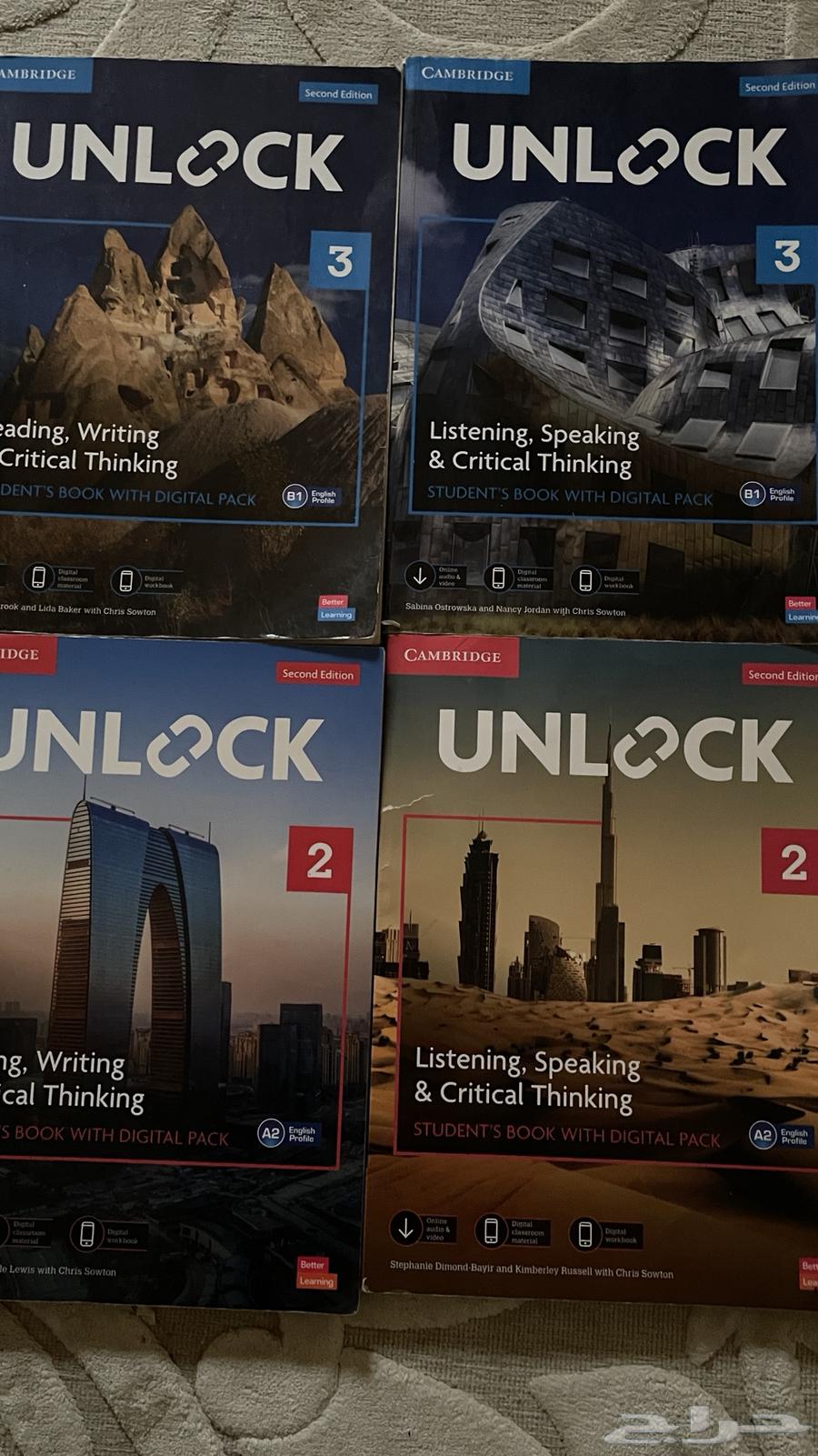 كتاب Unlock 2   كتاب  Unlock 3   كتب انلوك 2-364381205143425110