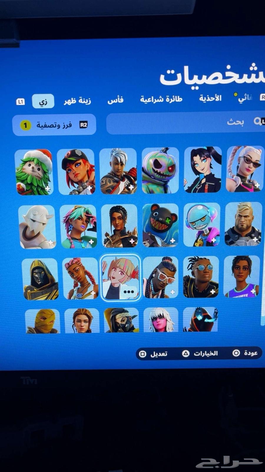 حساب فورت نايت للبيع- جاهز للعب وسكنات حلوة64384410005634112